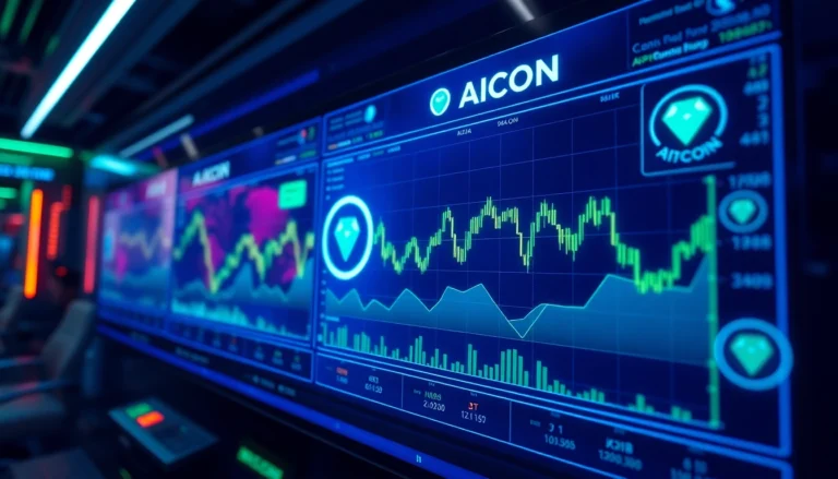 AICoin real-time crypto market data on a sleek digital interface, highlighting security features and live graphs for traders.