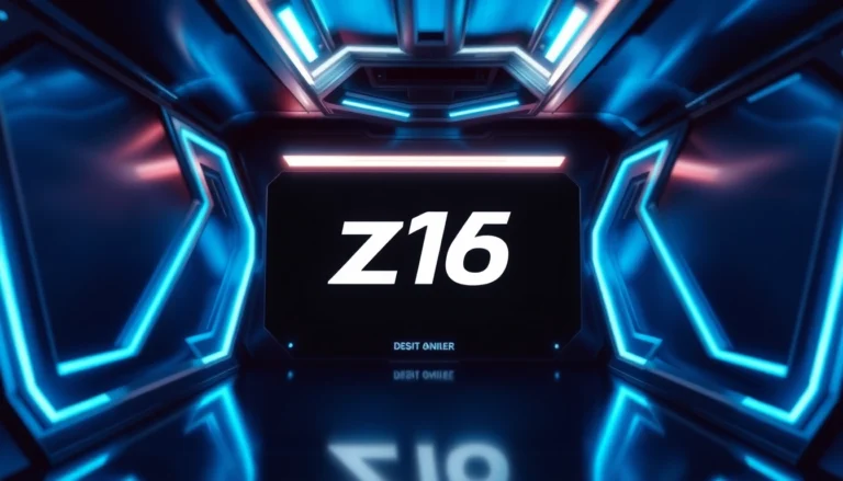 Overview of the z16 platform, showcasing advanced entertainment interface and modern design elements to engage users effectively.