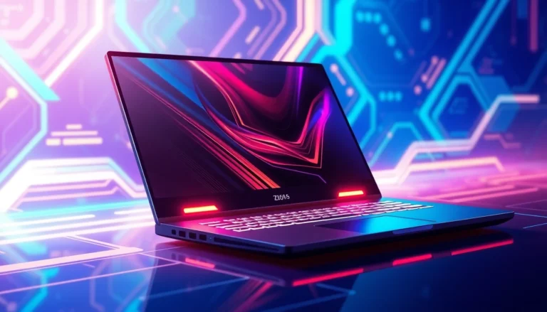 Z16 gaming laptop showcasing high performance and sleek design, appealing to tech enthusiasts