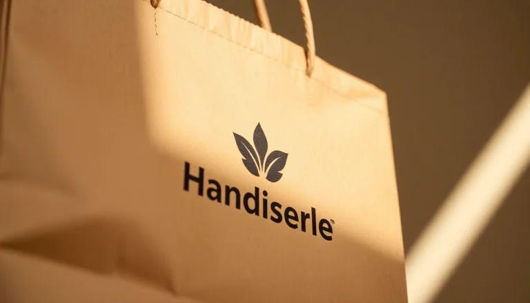High-quality torba papierowa being used for eco-friendly food packaging in a modern bakery setting