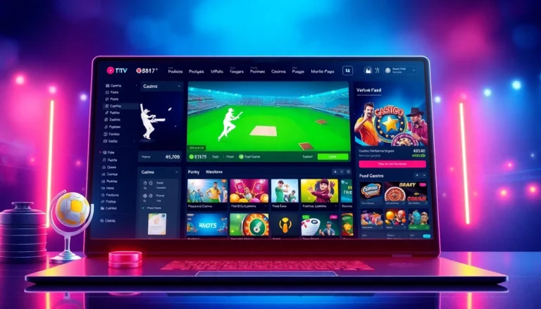 Cricbet99 club online sports betting platform with cricket and casino games in action