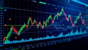 Trading view platform showcasing live market charts and analysis tools for traders and investors