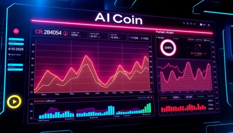 Professional analysis of aicoin market trends and blockchain data visualization for investors